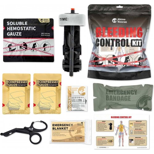 Комплект для остановки кровотечений «Bleeding Control Kit» Rhino Rescue в Кирове